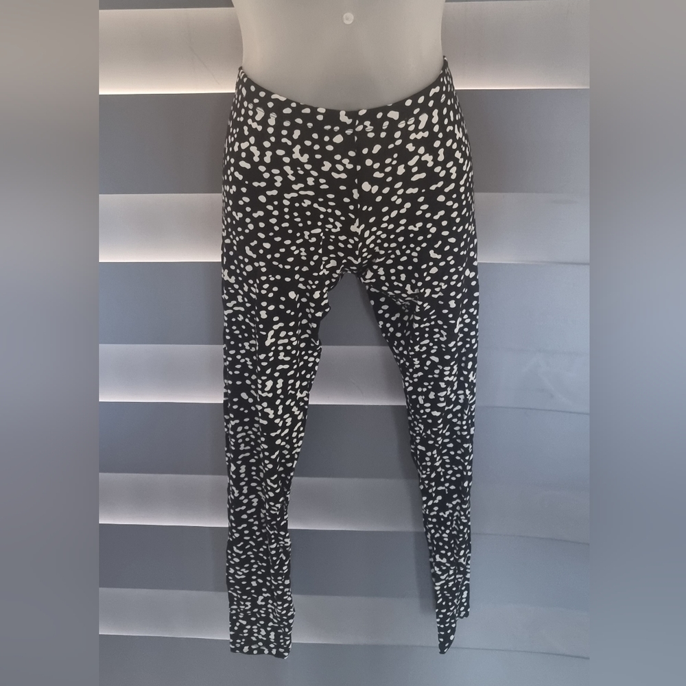 Black and White polka dot leggings - Picture 1 of 5